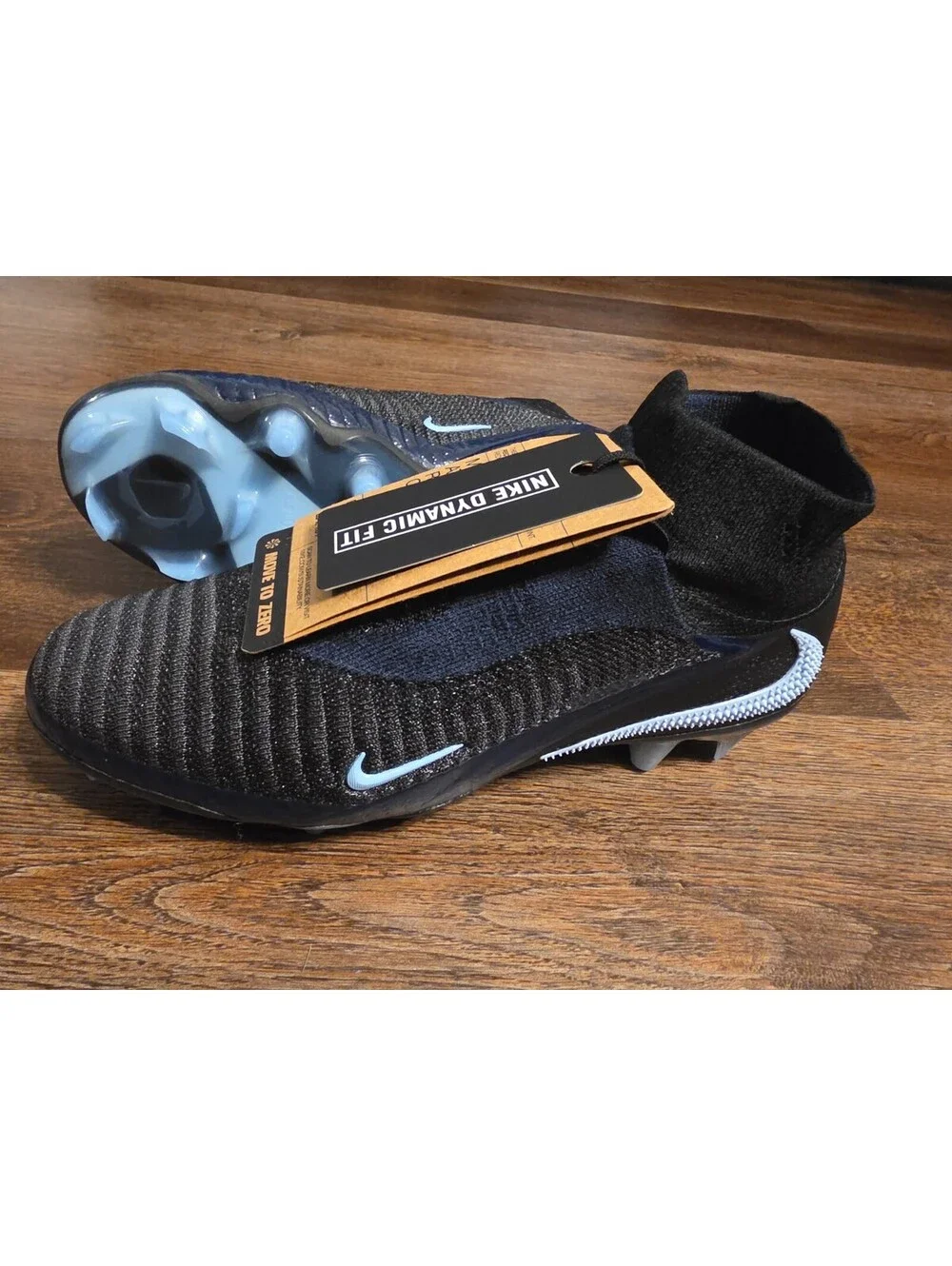 Size 6 NIKE Phantom 6 HIGH Elite FG HJ2147-003 Black/Black Limited 2025 Japan